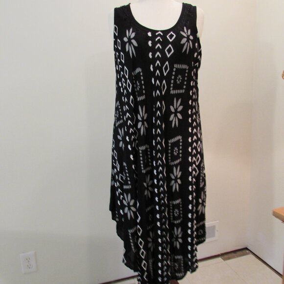 Charlie Paige Trapeze Dress/Cover Up Embroidered Sequins Oversized - Picture 1 of 16